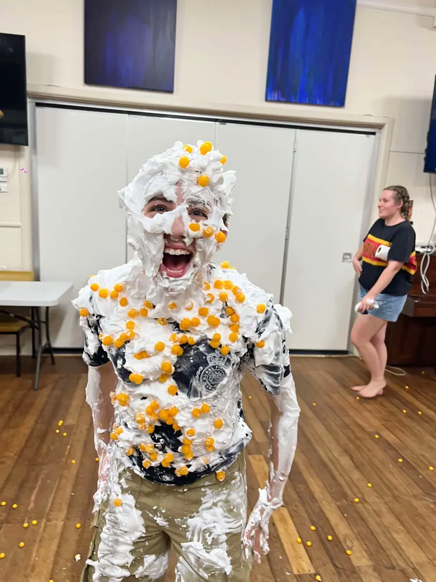 Kids In Shaving Cream